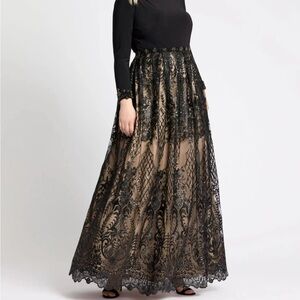 Long Sleeve Lace A-Line Gown